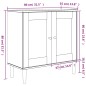 vidaXL Sideboard SENJA Rattan-Optik Weiß 80x35x80 cm Kiefernholz vidaXL Sideboard SENJA Rattan-Optik Weiß 80x35x80 cm Kiefernholz