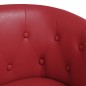 vidaXL Clubsessel Weinrot Kunstleder vidaXL Clubsessel Weinrot Kunstleder