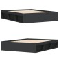 vidaXL Bettgestell Schwarz 150x200 cm King Size vidaXL Bettgestell Schwarz 150x200 cm King Size