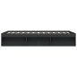 vidaXL Bettgestell Schwarz 150x200 cm King Size vidaXL Bettgestell Schwarz 150x200 cm King Size