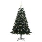 vidaXL Künstlicher Weihnachtsbaum Klappbar 150 LEDs & Kugeln 150 cm vidaXL Künstlicher Weihnachtsbaum Klappbar 150 LEDs & Kugeln 150 cm