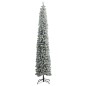 vidaXL Weihnachtsbaum Schlank mit 300 LEDs & Kugeln & Schnee 270 cm vidaXL Weihnachtsbaum Schlank mit 300 LEDs & Kugeln & Schnee 270 cm