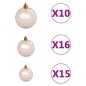 vidaXL Weihnachtsbaum Schlank mit 300 LEDs & Kugeln & Schnee 270 cm vidaXL Weihnachtsbaum Schlank mit 300 LEDs & Kugeln & Schnee 270 cm