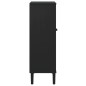 vidaXL Schuhschrank SENJA Rattan-Optik Schwarz Massivholz Kiefer vidaXL Schuhschrank SENJA Rattan-Optik Schwarz Massivholz Kiefer