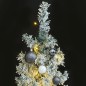 vidaXL Weihnachtsbaum Schlank mit 300 LEDs & Kugeln & Schnee 270 cm vidaXL Weihnachtsbaum Schlank mit 300 LEDs & Kugeln & Schnee 270 cm