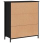 vidaXL Sideboard Schwarz 70x30x80 cm Holzwerkstoff vidaXL Sideboard Schwarz 70x30x80 cm Holzwerkstoff