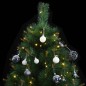 vidaXL Künstlicher Weihnachtsbaum Klappbar 150 LEDs & Kugeln 120 cm vidaXL Künstlicher Weihnachtsbaum Klappbar 150 LEDs & Kugeln 120 cm