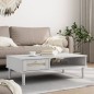 vidaXL Couchtisch SENJA Rattan-Optik Weiß 100x55x33 cm Kiefernholz vidaXL Couchtisch SENJA Rattan-Optik Weiß 100x55x33 cm Kiefernholz