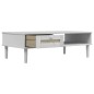 vidaXL Couchtisch SENJA Rattan-Optik Weiß 100x55x33 cm Kiefernholz vidaXL Couchtisch SENJA Rattan-Optik Weiß 100x55x33 cm Kiefernholz