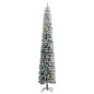 vidaXL Weihnachtsbaum Schlank mit 300 LEDs & Kugeln & Schnee 300 cm vidaXL Weihnachtsbaum Schlank mit 300 LEDs & Kugeln & Schnee 300 cm