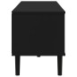 vidaXL TV-Schrank SENJA Rattan-Optik Schwarz 158x40x49cm Kiefernholz vidaXL TV-Schrank SENJA Rattan-Optik Schwarz 158x40x49cm Kiefernholz