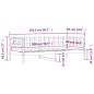 vidaXL Tagesbett 80x200 cm Massivholz Kiefer vidaXL Tagesbett 80x200 cm Massivholz Kiefer