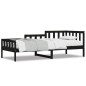 vidaXL Tagesbett Schwarz 80x200 cm Massivholz Kiefer vidaXL Tagesbett Schwarz 80x200 cm Massivholz Kiefer