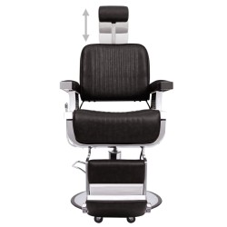 vidaXL Friseurstuhl Schwarz 68x69x116 cm Kunstleder
