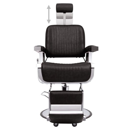 vidaXL Friseurstuhl Schwarz 68x69x116 cm Kunstleder