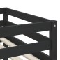 vidaXL Kinderhochbett mit Tunnel Blau 80x200 cm Massivholz Kiefer vidaXL Kinderhochbett mit Tunnel Blau 80x200 cm Massivholz Kiefer