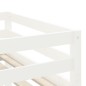 vidaXL Kinderhochbett mit Tunnel Weiß & Schwarz 90x200 cm Kiefernholz vidaXL Kinderhochbett mit Tunnel Weiß & Schwarz 90x200 cm Kiefernholz
