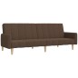 vidaXL Schlafsofa 2-Sitzer Braun Stoff vidaXL Schlafsofa 2-Sitzer Braun Stoff