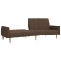 vidaXL Schlafsofa 2-Sitzer Braun Stoff vidaXL Schlafsofa 2-Sitzer Braun Stoff