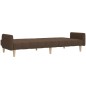 vidaXL Schlafsofa 2-Sitzer Braun Stoff vidaXL Schlafsofa 2-Sitzer Braun Stoff
