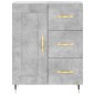 Highboard Betongrau 69,5x34x180 cm Holzwerkstoff Highboard Betongrau 69,5x34x180 cm Holzwerkstoff