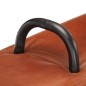 vidaXL Vintage Turnbock-Bank mit Griffen Echtes Ziegenleder vidaXL Vintage Turnbock-Bank mit Griffen Echtes Ziegenleder