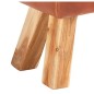 vidaXL Vintage Turnbock-Bank mit Griffen Echtes Ziegenleder vidaXL Vintage Turnbock-Bank mit Griffen Echtes Ziegenleder