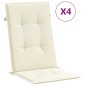vidaXL Gartenstühle mit Kissen 4 Stk. Massivholz Teak vidaXL Gartenstühle mit Kissen 4 Stk. Massivholz Teak