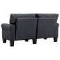 vidaXL 2-Sitzer-Sofa Dunkelgrau Stoff vidaXL 2-Sitzer-Sofa Dunkelgrau Stoff