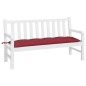 vidaXL Gartenbank-Auflage Weinrot 150x50x7 cm Oxford-Gewebe vidaXL Gartenbank-Auflage Weinrot 150x50x7 cm Oxford-Gewebe