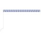 vidaXL Automatisch Einziehbare Markise 500×300 cm Blau und Weiß vidaXL Automatisch Einziehbare Markise 500×300 cm Blau und Weiß