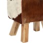 vidaXL Hocker Echtes Ziegenleder 40 x 30 x 45 cm vidaXL Hocker Echtes Ziegenleder 40 x 30 x 45 cm