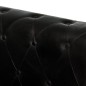 vidaXL Chesterfield-Sofa 2-Sitzer Schwarz Echtleder vidaXL Chesterfield-Sofa 2-Sitzer Schwarz Echtleder
