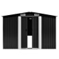 vidaXL Gerätehaus 257x392x181 cm Metall Anthrazit vidaXL Gerätehaus 257x392x181 cm Metall Anthrazit