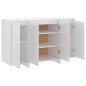 vidaXL Sideboard Hochglanz-Weiß 120x41x75 cm Holzwerkstoff vidaXL Sideboard Hochglanz-Weiß 120x41x75 cm Holzwerkstoff