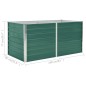 vidaXL Hochbeet 160 x 80 x 77 cm Verzinkter Stahl Grün vidaXL Hochbeet 160 x 80 x 77 cm Verzinkter Stahl Grün