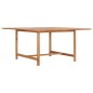 vidaXL Gartentisch 150x150x76 cm Massivholz Teak vidaXL Gartentisch 150x150x76 cm Massivholz Teak