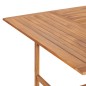 vidaXL Gartentisch 150x150x76 cm Massivholz Teak vidaXL Gartentisch 150x150x76 cm Massivholz Teak