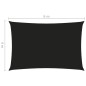 vidaXL Sonnensegel Oxford-Gewebe Rechteckig 4x6 m Schwarz vidaXL Sonnensegel Oxford-Gewebe Rechteckig 4x6 m Schwarz