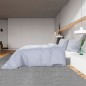 vidaXL Bettwäsche-Set Grau 200x200 cm Leichte Mikrofaser vidaXL Bettwäsche-Set Grau 200x200 cm Leichte Mikrofaser