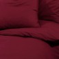 vidaXL Bettwäsche-Set Bordeauxrot 200x200 cm Leichte Mikrofaser vidaXL Bettwäsche-Set Bordeauxrot 200x200 cm Leichte Mikrofaser