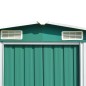 vidaXL Gerätehaus 257x392x181 cm Metall Grün vidaXL Gerätehaus 257x392x181 cm Metall Grün