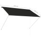 vidaXL Einziehbare Markise 200×150 cm Anthrazit vidaXL Einziehbare Markise 200×150 cm Anthrazit