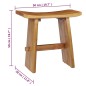 vidaXL Hocker Massivholz Teak vidaXL Hocker Massivholz Teak