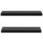 vidaXL Schweberegale 2 Stk. Schwarz 80x20x3,8 cm vidaXL Schweberegale 2 Stk. Schwarz 80x20x3,8 cm