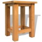 Beistelltische 2 Stk. 27x24x37 cm Massivholz Eiche Beistelltische 2 Stk. 27x24x37 cm Massivholz Eiche