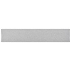 vidaXL Teppichläufer Hellgrau 80x400 cm