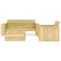vidaXL 3-tlg. Garten-Lounge-Set Kiefernholz Imprägniert vidaXL 3-tlg. Garten-Lounge-Set Kiefernholz Imprägniert