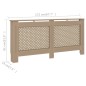 vidaXL Heizkörperverkleidung 172x19x81,5 cm MDF vidaXL Heizkörperverkleidung 172x19x81,5 cm MDF