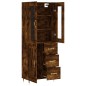 Highboard Räuchereiche 69,5x34x180 cm Holzwerkstoff Highboard Räuchereiche 69,5x34x180 cm Holzwerkstoff